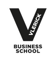 small Vlerick logo standard portrait black